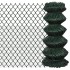 Valla de tela metálica acero verde 0,8x25