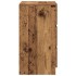 Mesilla de noche con 3 cajones madera vieja 39x35x65