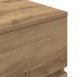 Mesilla de noche con 3 cajones roble artesanal 39x35x65