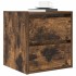 Mesillas de noche de pared 2 uds roble ahumado 38x34x40