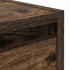 Mesillas de noche de pared 2 uds roble ahumado 38x34x40