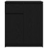 Aparador con cajón roble negro 71x35x84 cm madera de