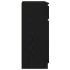 Aparador con cajón roble negro 71x35x84 cm madera de