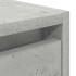 Mesillas de noche de pared 2 uds gris hormigón 38x34x40