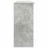 Aparador con cajón gris hormigón 101x35x76 cm madera