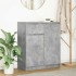 Aparador con cajón gris hormigón 71x35x84 cm madera