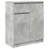 Aparador con cajón gris hormigón 71x35x84 cm madera