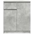 Aparador con cajón gris hormigón 71x35x84 cm madera