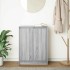 Aparador Sonoma gris 57x34x76 cm madera de