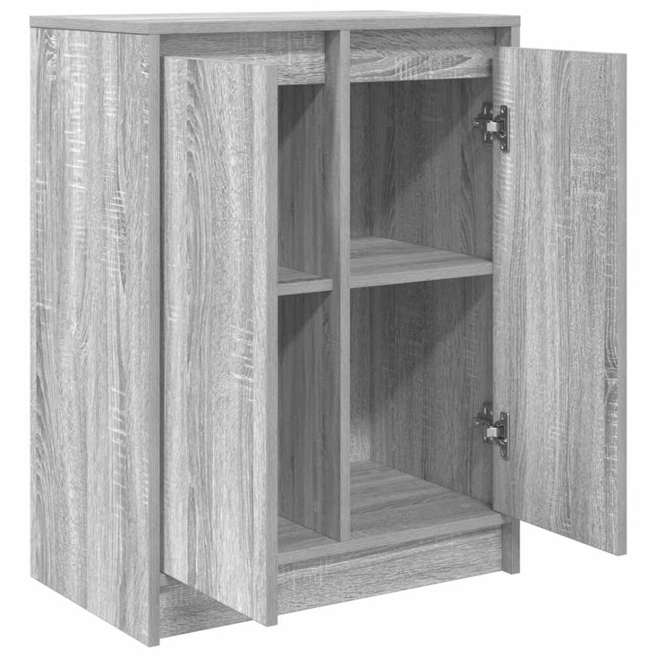 Aparador Sonoma gris 57x34x76 cm madera de