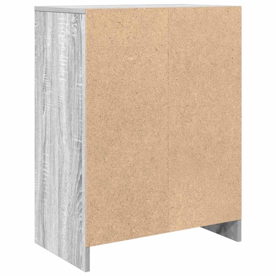 Aparador Sonoma gris 57x34x76 cm madera de