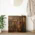 Aparador con cajón roble ahumado 71x35x65 cm madera