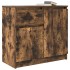 Aparador con cajón roble ahumado 71x35x65 cm madera