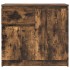 Aparador con cajón roble ahumado 71x35x65 cm madera