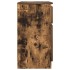 Aparador con cajón roble ahumado 71x35x65 cm madera