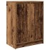 Aparador de madera contrachapada envejecida 57x34x76