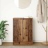 Aparador de madera contrachapada envejecida 57x34x76