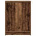 Aparador de madera contrachapada envejecida 57x34x76