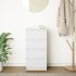 Aparador blanco 37,5x35x76 cm madera de