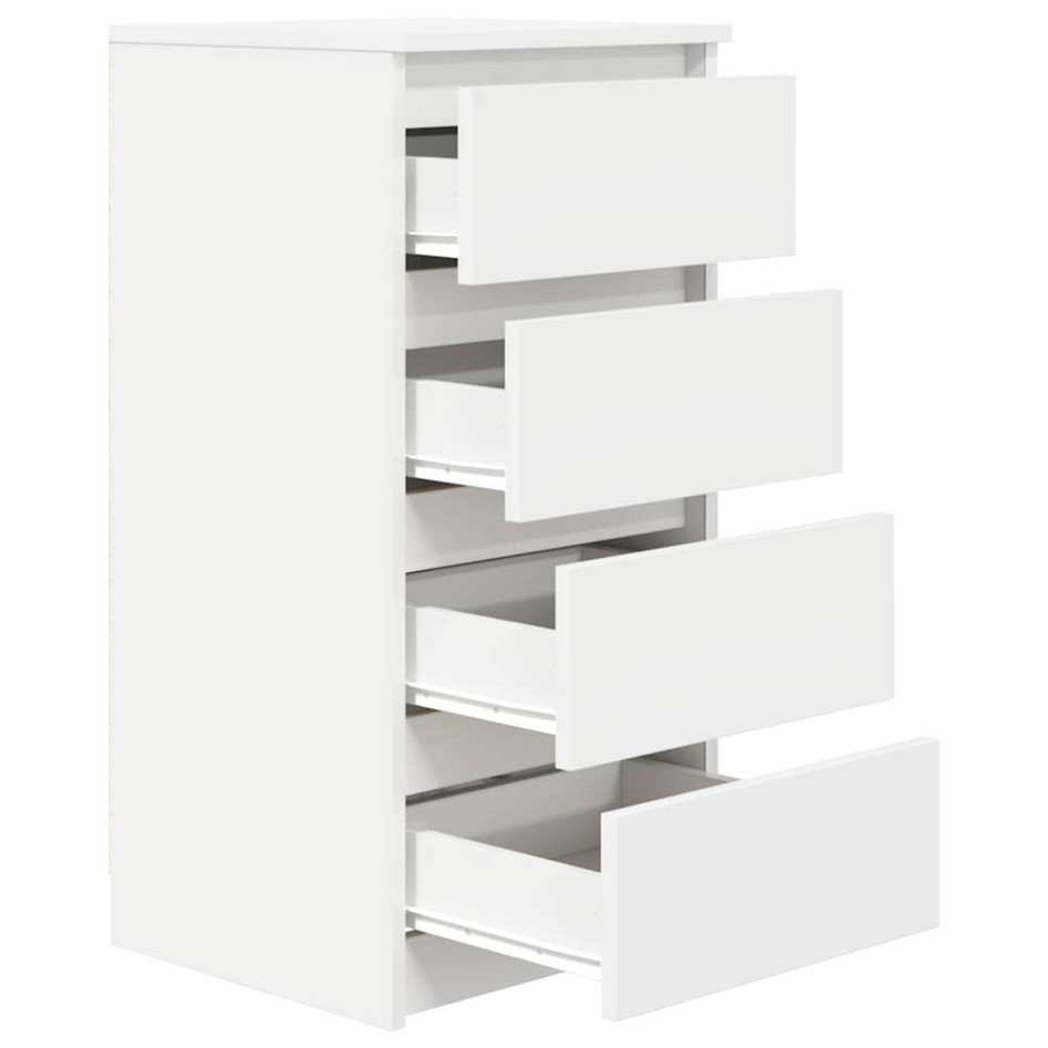 Aparador blanco 37,5x35x76 cm madera de