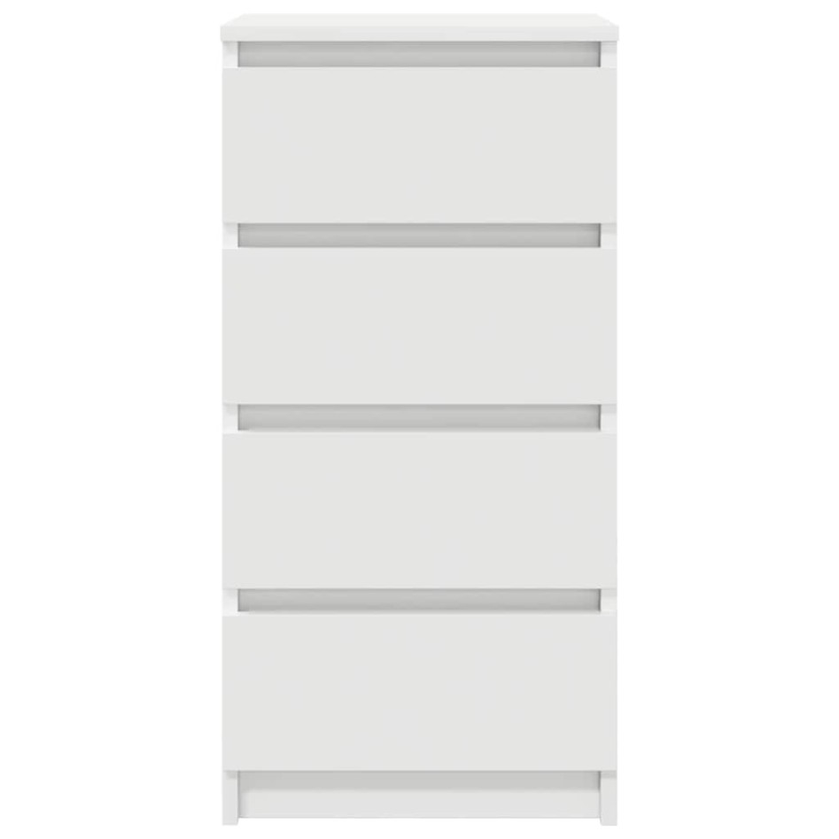 Aparador blanco 37,5x35x76 cm madera de