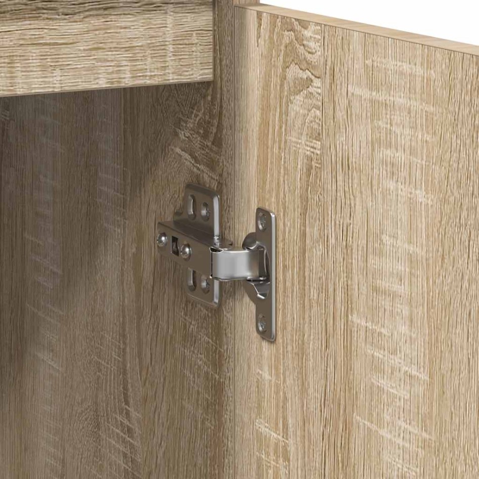 Aparador con cajón roble Sonoma 71x35x65 cm madera
