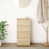 Aparador roble Sonoma 37,5x35x76 cm madera de