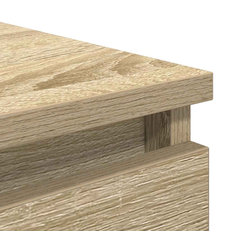 Aparador roble Sonoma 37,5x35x76 cm madera de