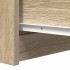 Aparador roble Sonoma 37,5x35x76 cm madera de