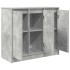 Aparador de madera de ingeniería gris hormigón 85x34x76