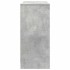 Aparador de madera de ingeniería gris hormigón 85x34x76
