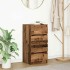 Aparador de madera vieja 37,5x35x76 cm Madera