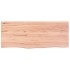Tablero mesa madera roble tratada marrón claro 100x40x(2-4)