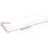 Tablero mesa madera roble tratada marrón claro 100x40x(2-4)