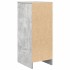 Aparador de madera de ingeniería gris hormigón 29,5x34x76