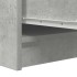 Aparador de madera de ingeniería gris hormigón 29,5x34x76