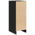 Aparador de madera de roble negro 29,5x34x76