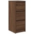 Aparador roble marrón 29,5x34x76 cm madera de