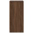 Aparador roble marrón 29,5x34x76 cm madera de