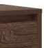 Aparador roble marrón 29,5x34x76 cm madera de