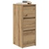 Aparador de madera de ingeniería roble artisan 29,5x34x76