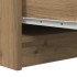Aparador de madera de ingeniería roble artisan 29,5x34x76