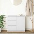 Aparador con cajón blanco 71x35x65 cm madera de