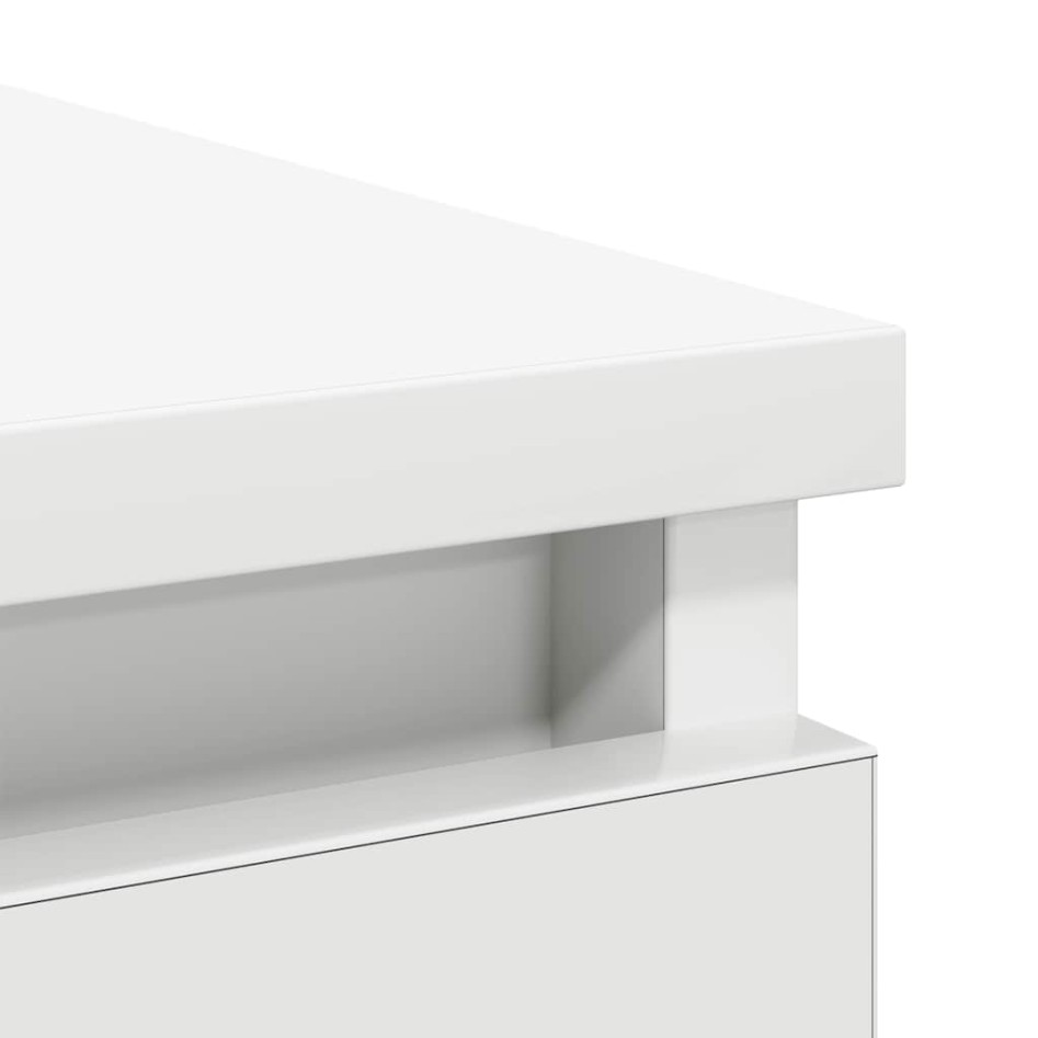 Aparador con cajón blanco 71x35x65 cm madera de