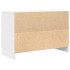 Mueble de TV de madera de ingeniería blanco 80x35x54