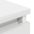 Mueble de TV de madera de ingeniería blanco 80x35x54