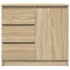 Aparador con cajón roble Sonoma 71x35x65 cm madera