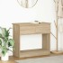 Mesa consola con cajones roble Sonoma 85,5x38,5x74,5