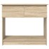 Mesa consola con cajones roble Sonoma 85,5x38,5x74,5