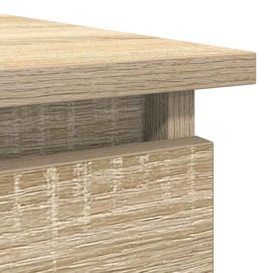 Mesa consola con cajones roble Sonoma 85,5x38,5x74,5